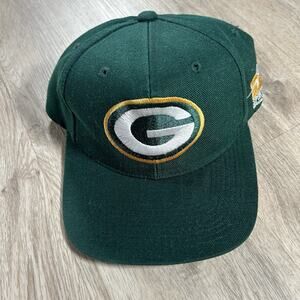 Vintage Sports Specialties Green Bay Packers Hat Snapback NFL Football Green Cap
